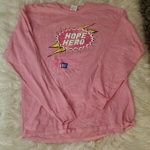 Pink Hope Hero Long Sleeve Tee